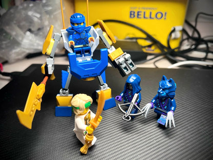 ⚡ LEGO NINJAGO Zestaw bojowy Mecha Jaya 71805 – Zostań Ninja i Stocz Epicka Bitwę