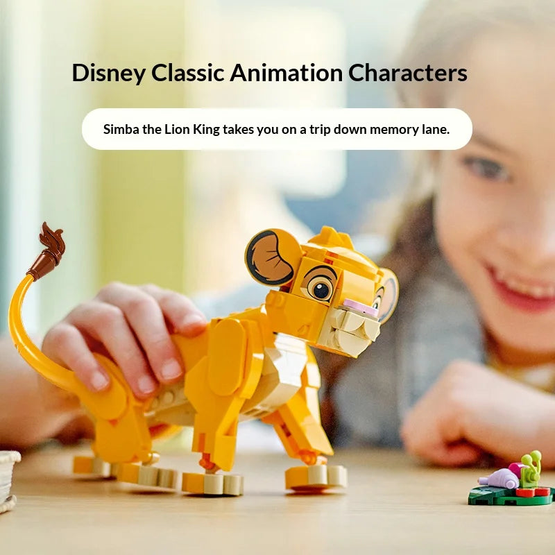 🦁 LEGO Disney Simba Król Lew 43243 – Zbuduj Małego Króla Sawanny