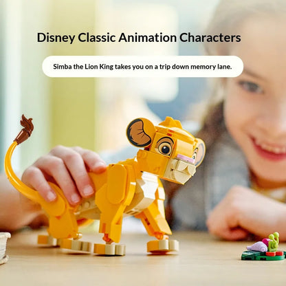 🦁 LEGO Disney Simba Król Lew 43243 – Zbuduj Małego Króla Sawanny