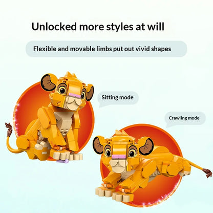 🦁 LEGO Disney Simba Król Lew 43243 – Zbuduj Małego Króla Sawanny