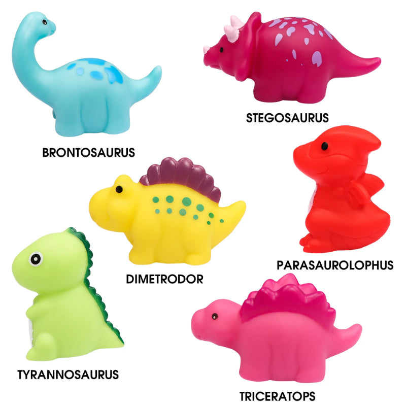 Świecące Dinozaury do Kąpieli