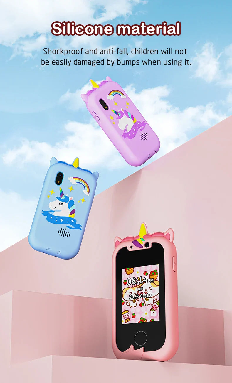 Edukacyjny telefon z kamerą dla dzieci
