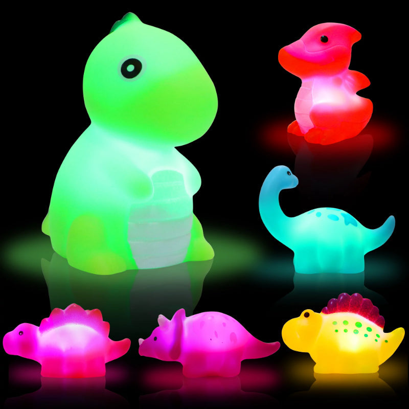 Świecące Dinozaury do Kąpieli