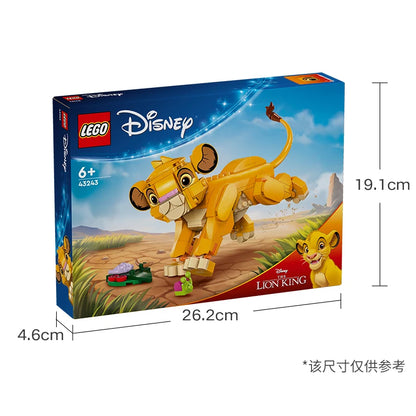 🦁 LEGO Disney Simba Król Lew 43243 – Zbuduj Małego Króla Sawanny