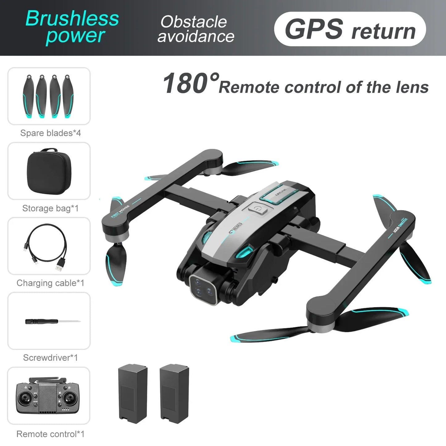🚁 Dron GSF S188 GPS 8K – Profesjonalne Ujęcia z Powietrza w Twoich Rękach