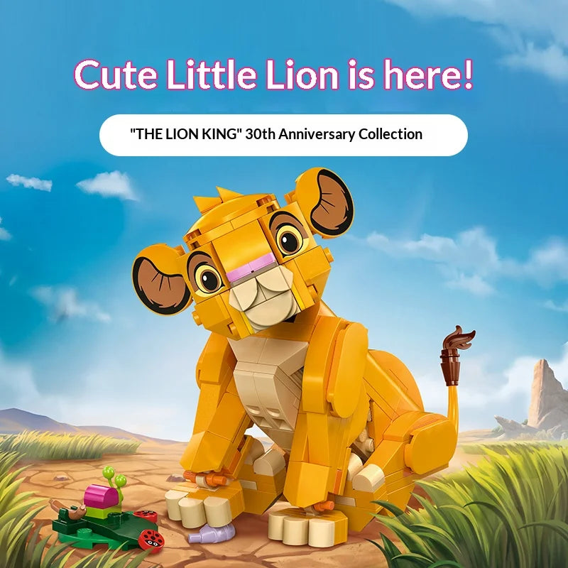 🦁 LEGO Disney Simba Król Lew 43243 – Zbuduj Małego Króla Sawanny