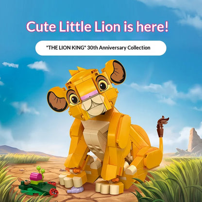 🦁 LEGO Disney Simba Król Lew 43243 – Zbuduj Małego Króla Sawanny