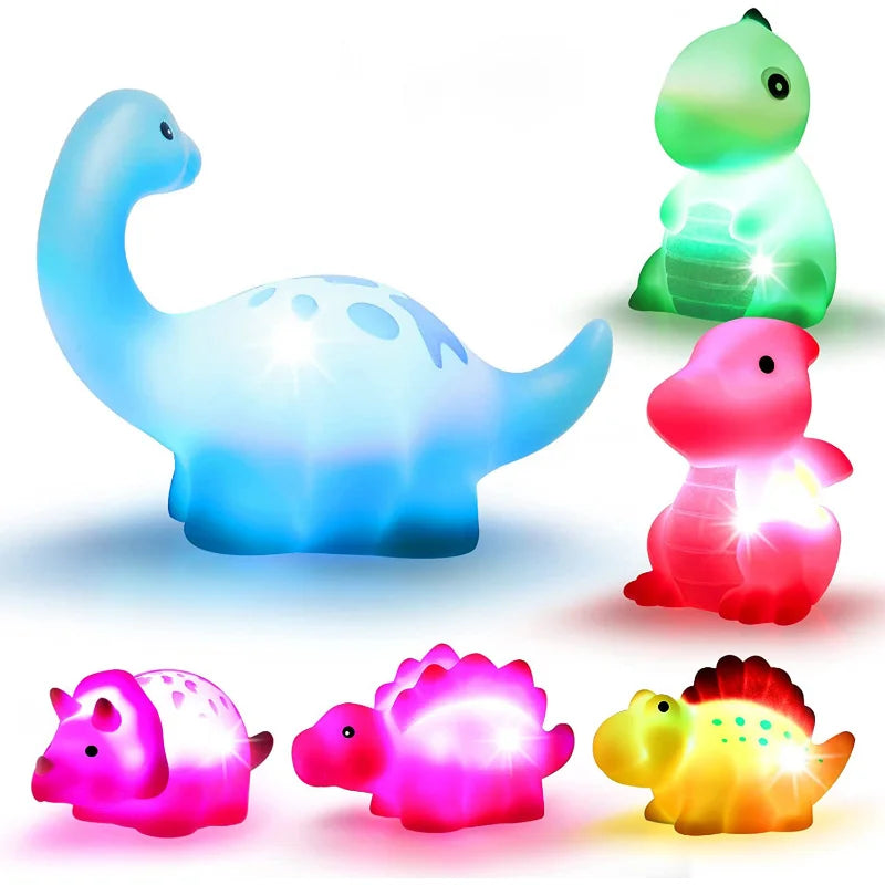 Świecące Dinozaury do Kąpieli