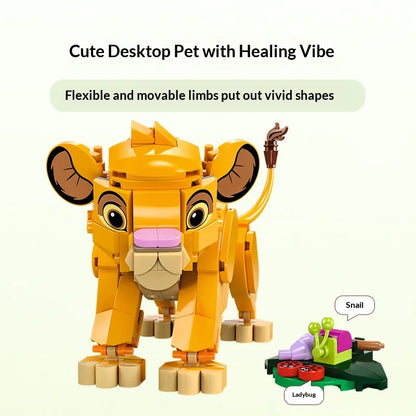 🦁 LEGO Disney Simba Król Lew 43243 – Zbuduj Małego Króla Sawanny