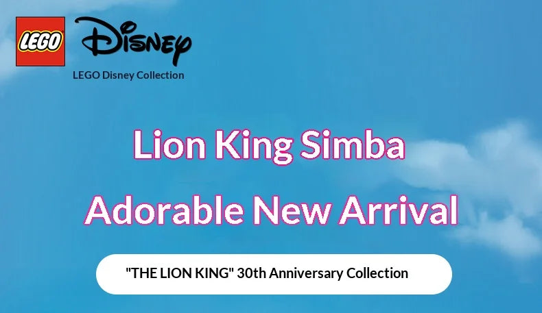🦁 LEGO Disney Simba Król Lew 43243 – Zbuduj Małego Króla Sawanny