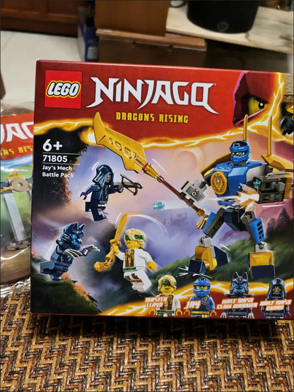 ⚡ LEGO NINJAGO Zestaw bojowy Mecha Jaya 71805 – Zostań Ninja i Stocz Epicka Bitwę