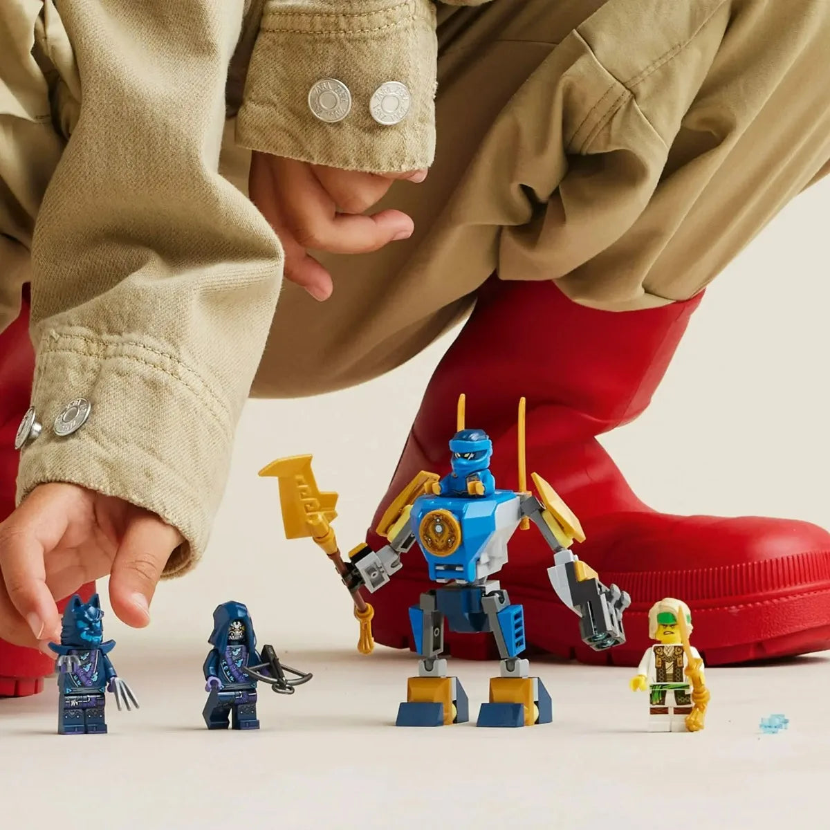 ⚡ LEGO NINJAGO Zestaw bojowy Mecha Jaya 71805 – Zostań Ninja i Stocz Epicka Bitwę