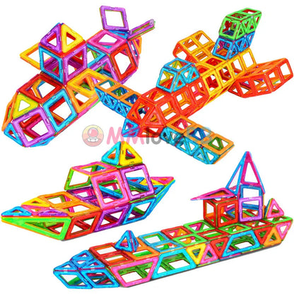 🧲 Magnetyczne Klocki DIY Duże i Małe – Buduj, Łącz, Twórz Bez Granic