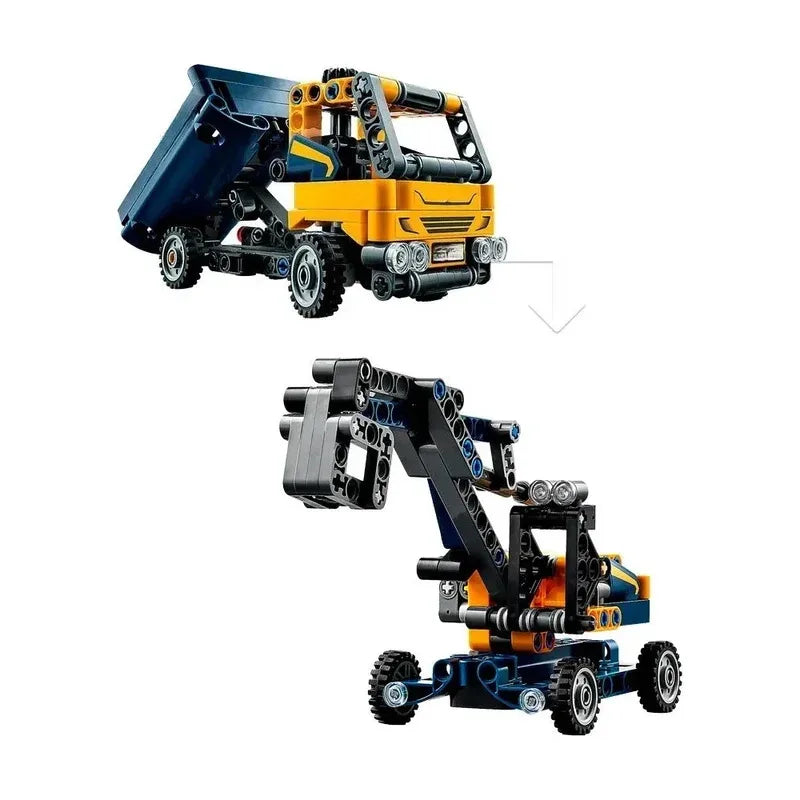 🚛 LEGO Technic Wywrotka 2w1 (42147) – Zbuduj Wywrotkę, Przebuduj na Koparkę!