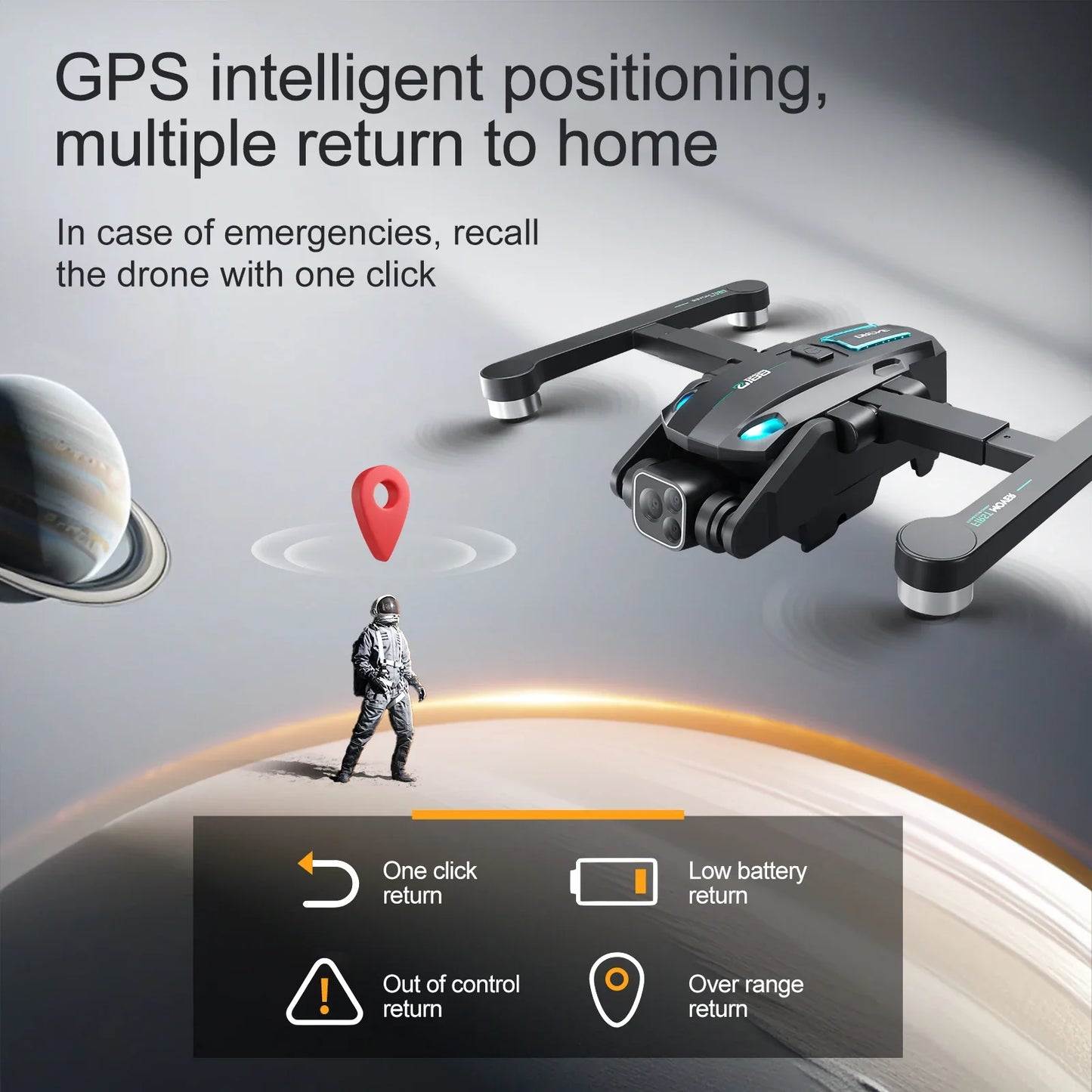 🚁 Dron GSF S188 GPS 8K – Profesjonalne Ujęcia z Powietrza w Twoich Rękach