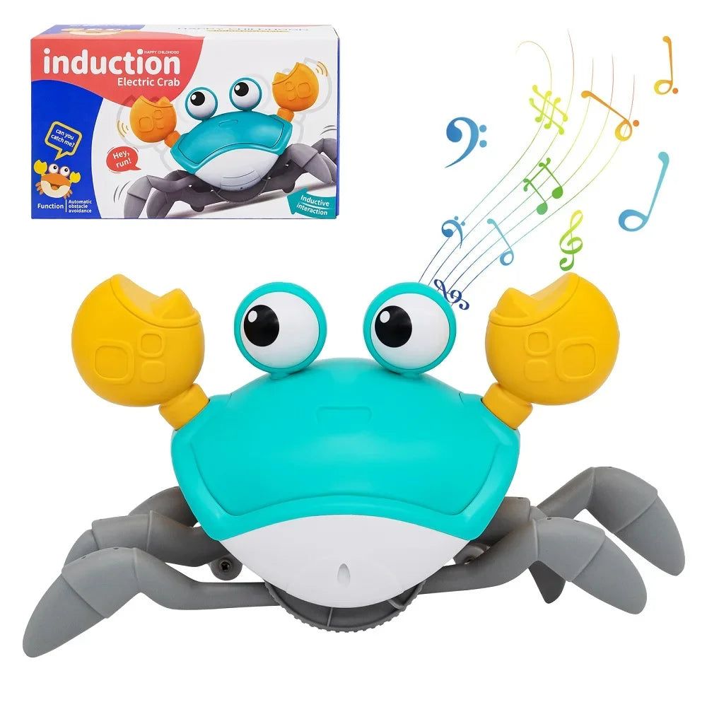 🦀 Interaktywny Krab na Baterie – Pełza, Gra i Bawi Malucha