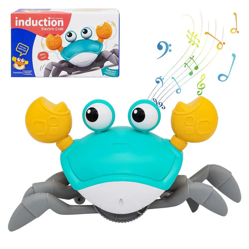 🦀 Interaktywny Krab na Baterie – Pełza, Gra i Bawi Malucha