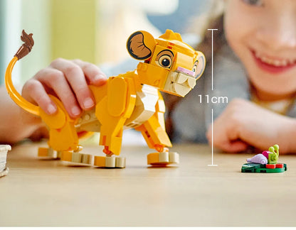🦁 LEGO Disney Simba Król Lew 43243 – Zbuduj Małego Króla Sawanny